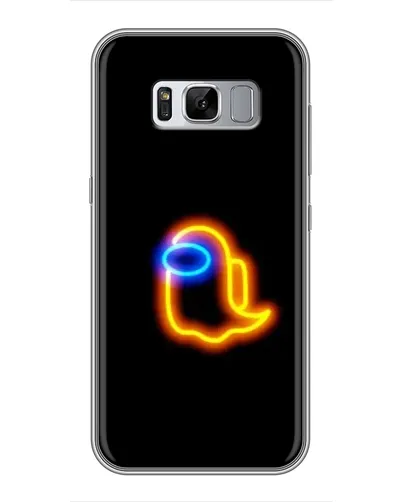 Чехол для Samsung Galaxy S8 (G950) с картинкой «Among Us неоновое сияние»