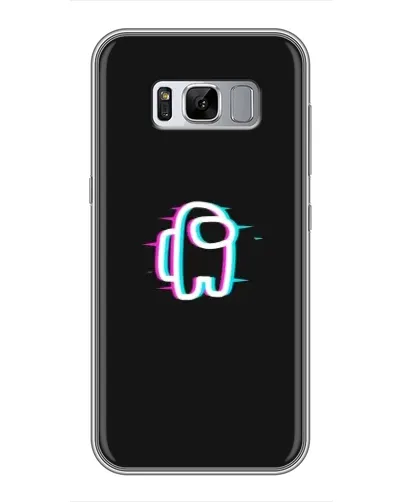 Чехол для Samsung Galaxy S8 (G950) с картинкой «Among Us неон»