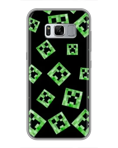 Чехол для Samsung Galaxy S8 (G950) с картинкой «Паттерн с криперами» Чехол для Samsung Galaxy S8 (G950) с картинкой «Паттерн с криперами»