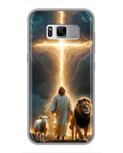 Чехол для Samsung Galaxy S8 (G950) с картинкой «Лев Иуды и Свет» Чехол для Samsung Galaxy S8 (G950) с картинкой «Лев Иуды и Свет»