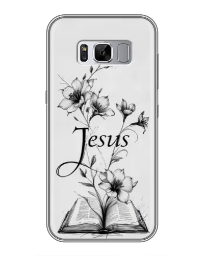 Чехол для Samsung Galaxy S8 (G950) с картинкой «Цветы и Библия» Чехол для Samsung Galaxy S8 (G950) с картинкой «Цветы и Библия»