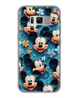 Чехол для Samsung Galaxy S8 (G950) с картинкой «Паттерн Микки и Минни»