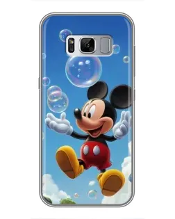Чехол для Samsung Galaxy S8 (G950) с картинкой «Mickey и мыльные пузыри»