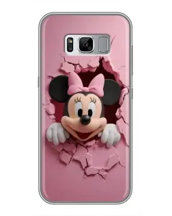 Чехол для Samsung Galaxy S8 (G950) с картинкой «Минни сквозь стену»