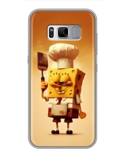 Чехол для Samsung Galaxy S8 (G950) с картинкой «Губка Боб повар»