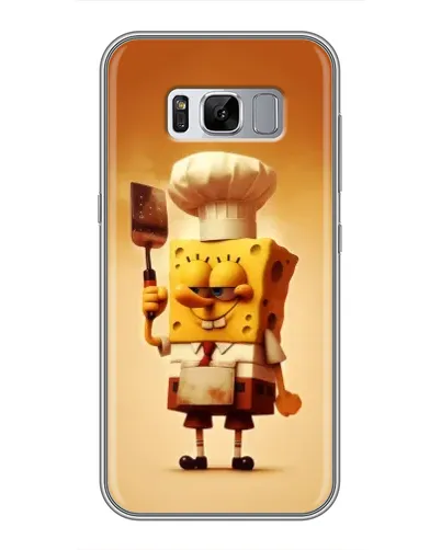 Чехол для Samsung Galaxy S8 (G950) с картинкой «Губка Боб повар»