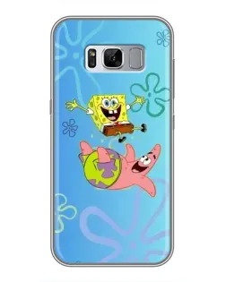 Чехол для Samsung Galaxy S8 (G950) с картинкой «Спанч Боб и Патрик»