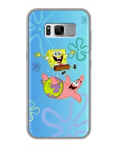 Чехол для Samsung Galaxy S8 (G950) с картинкой «Спанч Боб и Патрик»