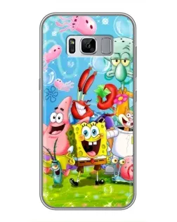 Чехол для Samsung Galaxy S8 (G950) с картинкой «Губка Боб и друзья» Чехол для Samsung Galaxy S8 (G950) с картинкой «Губка Боб и друзья»