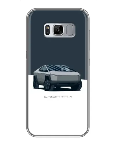 Чехол для Samsung Galaxy S8 (G950) с картинкой «Серебристый Cybertruck Tesla» Чехол для Samsung Galaxy S8 (G950) с картинкой «Серебристый Cybertruck Tesla»