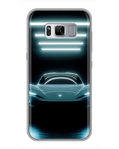 Чехол для Samsung Galaxy S8 (G950) с картинкой «Tesla в неоне» Чехол для Samsung Galaxy S8 (G950) с картинкой «Tesla в неоне»