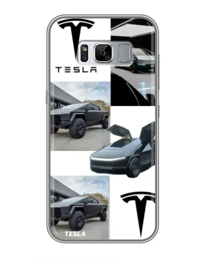 Чехол для Samsung Galaxy S8 (G950) с картинкой «Коллаж Cybertruck Tesla» Чехол для Samsung Galaxy S8 (G950) с картинкой «Коллаж Cybertruck Tesla»