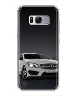 Чехол для Samsung Galaxy S8 (G950) с картинкой «Mercedes AMG GT Silver»