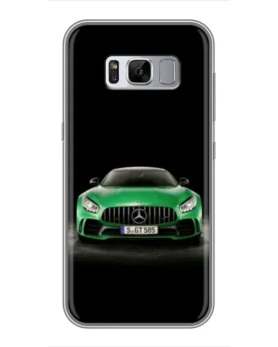 Чехол для Samsung Galaxy S8 (G950) с картинкой «Mercedes — неоновый лого» Чехол для Samsung Galaxy S8 (G950) с картинкой «Mercedes — неоновый лого»