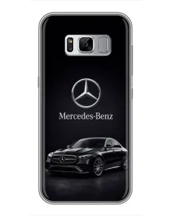 Чехол для Samsung Galaxy S8 (G950) с картинкой «Mercedes — решетка радиатора»