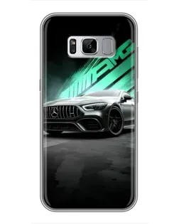 Чехол для Samsung Galaxy S8 (G950) с картинкой «Темный Mercedes AMG»