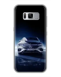 Чехол для Samsung Galaxy S8 (G950) с картинкой «Ночной Mercedes EQ»