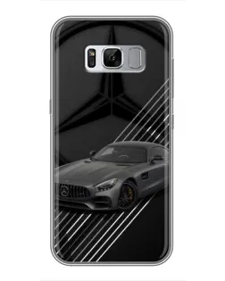 Чехол для Samsung Galaxy S8 (G950) с картинкой «Mercedes AMG — графика»