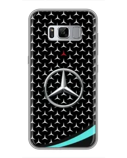 Чехол для Samsung Galaxy S8 (G950) с картинкой «Mercedes — бирюзовый акцент»
