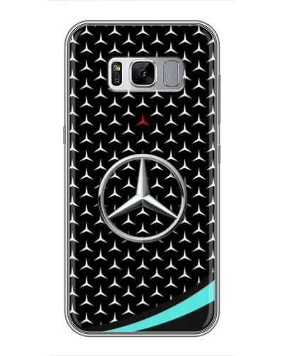 Чехол для Samsung Galaxy S8 (G950) с картинкой «Mercedes — бирюзовый акцент» Чехол для Samsung Galaxy S8 (G950) с картинкой «Mercedes — бирюзовый акцент»