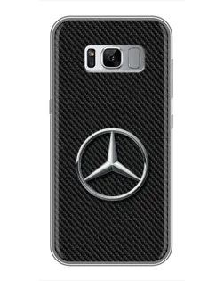 Чехол для Samsung Galaxy S8 (G950) с картинкой «Карбоновый Mercedes стиль» Чехол для Samsung Galaxy S8 (G950) с картинкой «Карбоновый Mercedes стиль»