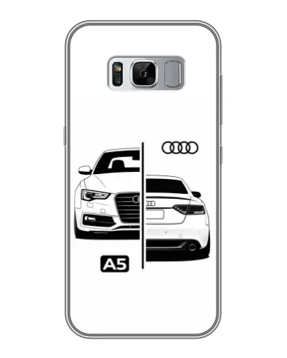 Чехол для Samsung Galaxy S8 (G950) с картинкой «Audi — контрастный дизайн» Чехол для Samsung Galaxy S8 (G950) с картинкой «Audi — контрастный дизайн»