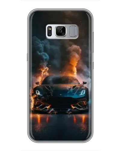 Чехол для Samsung Galaxy S8 (G950) с картинкой «Lamborghini дымная эстетика»