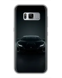 Чохол для Samsung Galaxy S8 (G950) з картинкою «Чорний Lamborghini Aventador»