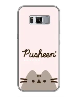 Чехол для Samsung Galaxy S8 (G950) с картинкой «Pusheen логотип» Чехол для Samsung Galaxy S8 (G950) с картинкой «Pusheen логотип»