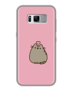 Чехол для Samsung Galaxy S8 (G950) с картинкой «Pusheen сердце» Чехол для Samsung Galaxy S8 (G950) с картинкой «Pusheen сердце»