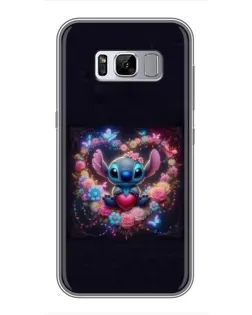 Чехол для Samsung Galaxy S8 (G950) с картинкой «Stitch в цветах» Чехол для Samsung Galaxy S8 (G950) с картинкой «Stitch в цветах»