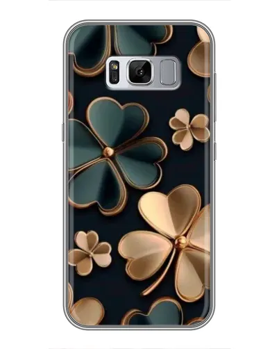 Чехол для Samsung Galaxy S8 (G950) с картинкой «Клевер в золоте»