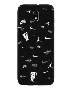 Чехол для Samsung Galaxy J5 2017 (J530F EU) с картинкой «Nike Black Pattern» Чехол для Samsung Galaxy J5 2017 (J530F EU) с картинкой «Nike Black Pattern»