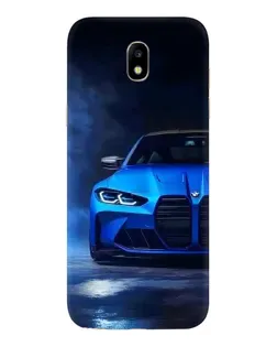 Чехол для Samsung Galaxy J5 2017 (J530F EU) с картинкой «Голубая BMW M4»
