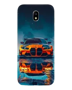 Чехол для Samsung Galaxy J5 2017 (J530F EU) с картинкой «BMW — золотая эмблема»