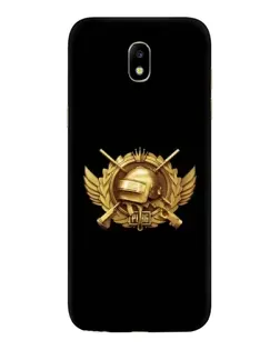 Чехол для Samsung Galaxy J5 2017 (J530F EU) с картинкой «PUBG — оранжевый градиент»
