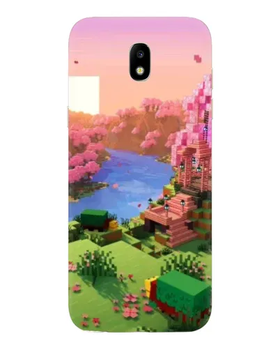 Чехол для Samsung Galaxy J5 2017 (J530F EU) с картинкой «Розовое дерево Minecraft» Чехол для Samsung Galaxy J5 2017 (J530F EU) с картинкой «Розовое дерево Minecraft»