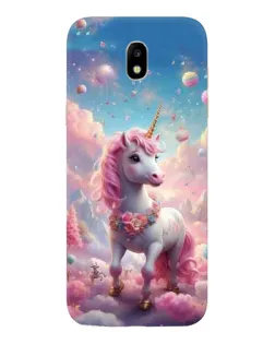 Чехол для Samsung Galaxy J5 2017 (J530F EU) с картинкой «Единорог среди облаков»