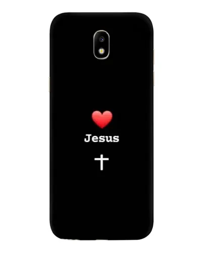 Чехол для Samsung Galaxy J5 2017 (J530F EU) с картинкой «Сердце - Jesus»