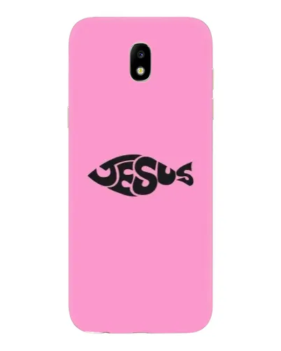 Чехол для Samsung Galaxy J5 2017 (J530F EU) с картинкой «Розовый символ  Jesus»