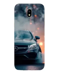 Чехол для Samsung Galaxy J5 2017 (J530F EU) с картинкой «Mercedes — ночной город»