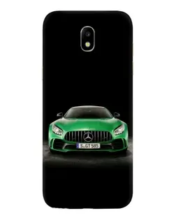 Чехол для Samsung Galaxy J5 2017 (J530F EU) с картинкой «Mercedes — неоновый лого»