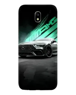 Чехол для Samsung Galaxy J5 2017 (J530F EU) с картинкой «Темный Mercedes AMG»
