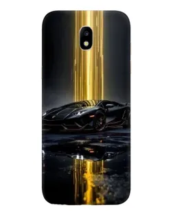 Чехол для Samsung Galaxy J5 2017 (J530F EU) с картинкой «Ночной Lamborghini драйв»