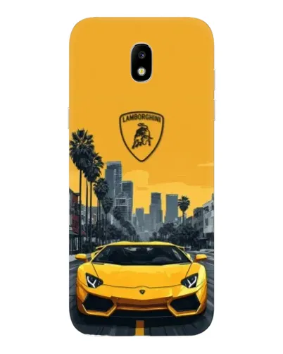 Чехол для Samsung Galaxy J5 2017 (J530F EU) с картинкой «Желтый Lamborghini город» Чехол для Samsung Galaxy J5 2017 (J530F EU) с картинкой «Желтый Lamborghini город»