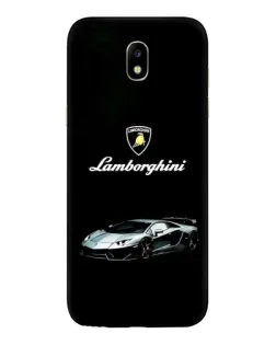 Чехол для Samsung Galaxy J5 2017 (J530F EU) с картинкой «Логотип Lamborghini классика»