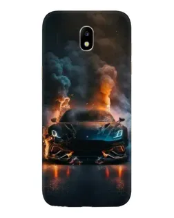 Чехол для Samsung Galaxy J5 2017 (J530F EU) с картинкой «Lamborghini дымная эстетика»