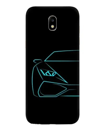 Чехол для Samsung Galaxy J5 2017 (J530F EU) с картинкой «Голубой силуэт Lamborghini» Чехол для Samsung Galaxy J5 2017 (J530F EU) с картинкой «Голубой силуэт Lamborghini»