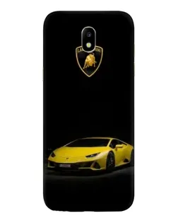 Чехол для Samsung Galaxy J5 2017 (J530F EU) с картинкой «Lamborghini желтый акцент»