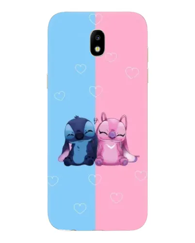 Чехол для Samsung Galaxy J5 2017 (J530F EU) с картинкой «Stitch и Angel Love»
